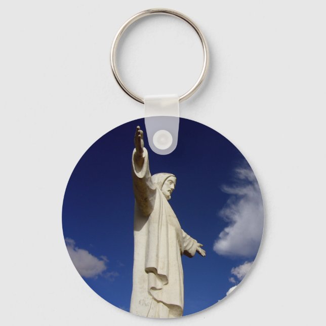 cusco jesus statue keychain (Front)