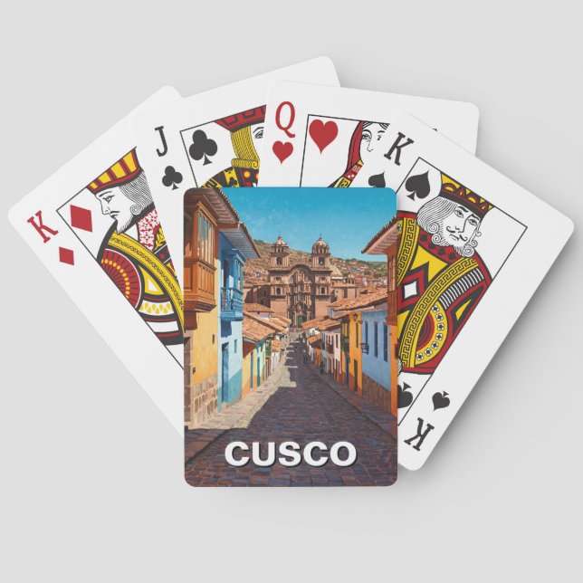 Cusco Peru Travel Playing Cards (Back)