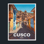 Cusco Peru Travel Postcard<br><div class="desc">Cusco, the former capital of the Inca Empire, is a mesmerizing blend of ancient history, colonial charm, and vibrant Andean culture. Nestled high in the Peruvian Andes at 3, 400 metres (11, 200 feet), the city is a gateway to the legendary Machu Picchu and a UNESCO World Heritage Site. Its...</div>