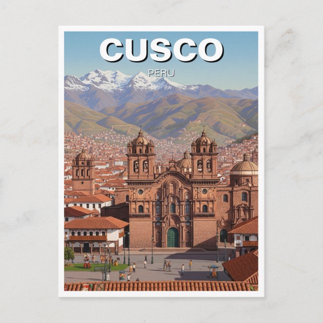 Cusco Peru Travel Postcard (Front)