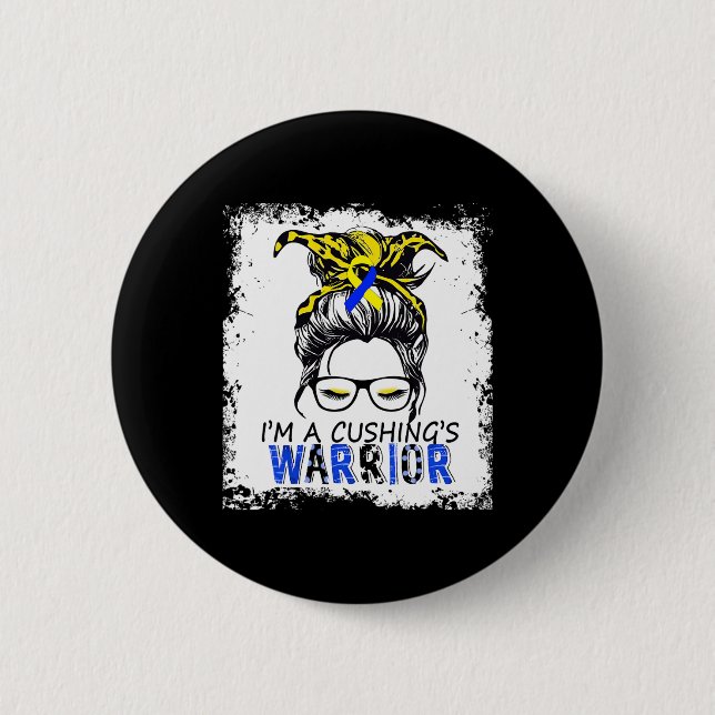 Cushing Syndrome Warrior  2 Inch Round Button (Front)