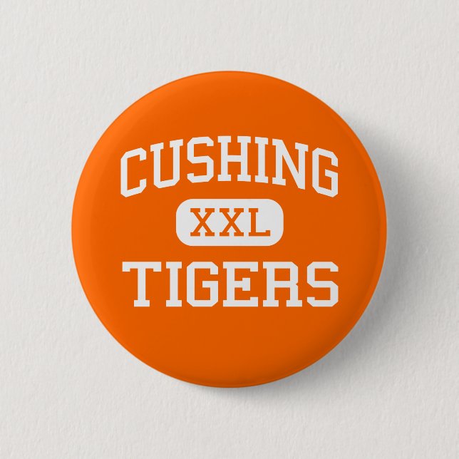 Cushing - Tigers - High School - Cushing Oklahoma 2 Inch Round Button (Front)