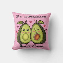 Cushion avocado love customizable