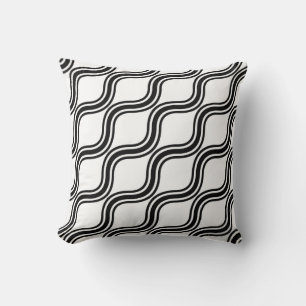 cushion diagonal black lines