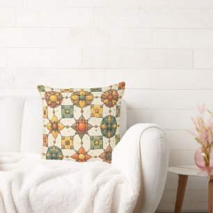 Cushion pillow with a fairytale pattern