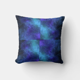 Cushion with a mixture of four night skies