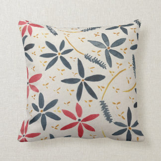 Cushion with floral design