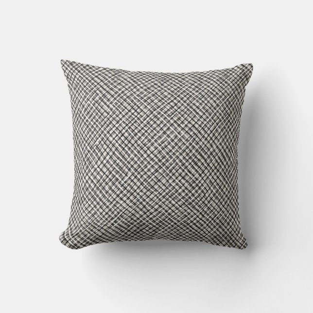 Cushions with herringbone pattern (Front)