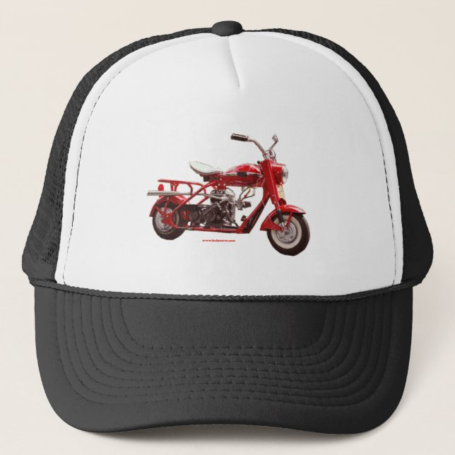 Cushman_Blue_texturizer Trucker Hat (Front)