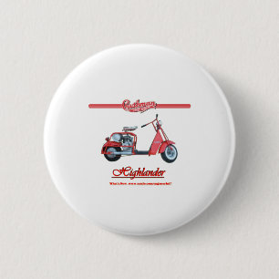 Cushman Highlander Scooter 2 Inch Round Button