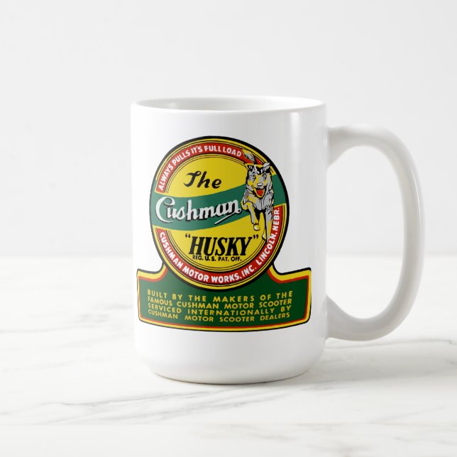 Cushman Scooters Husky Coffee Mug (Right)