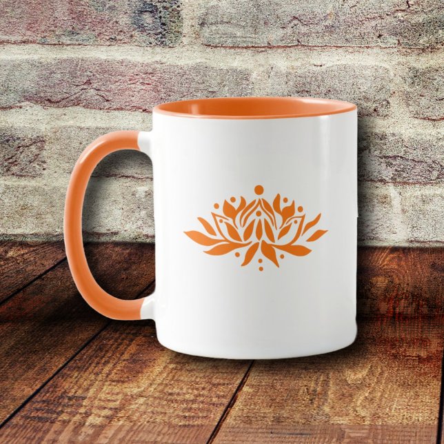 Cusomizable Flaming Lotus Flower  Mug (Creator Uploaded)