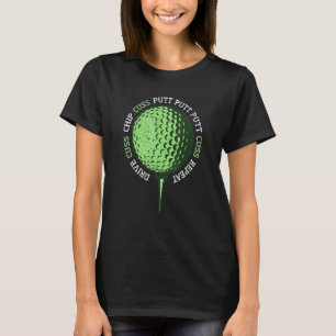 Cuss Golf Ball Crazy Golfing Humor Themed Sports P T-Shirt