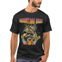 Custamizable Groovy Dog Mom Retro