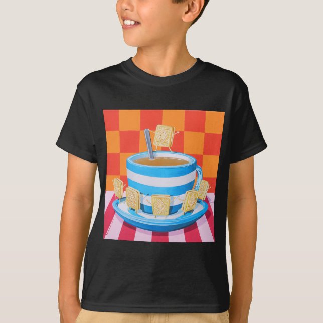 Custard Cream Tea T-Shirt (Front)