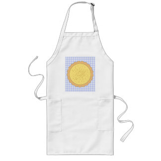 Custard Pie. Yellow Tart, with Blue Gingham. Long Apron