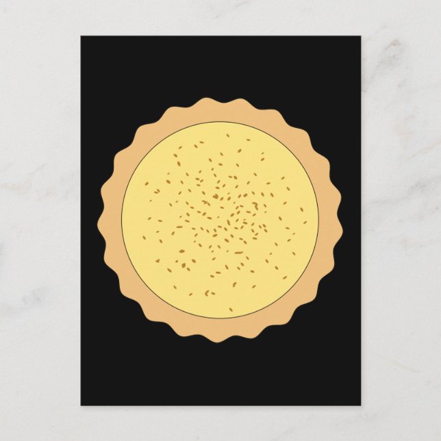 Custard Tart Pie. Postcard (Front)
