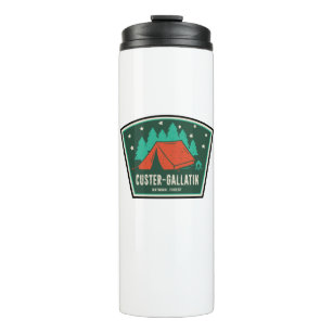 Custer-Gallatin National Forest Camping Thermal Tumbler