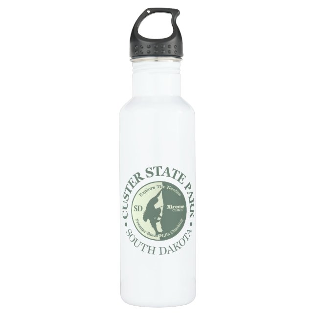 Custer State Park (CLB) 710 Ml Water Bottle (Front)