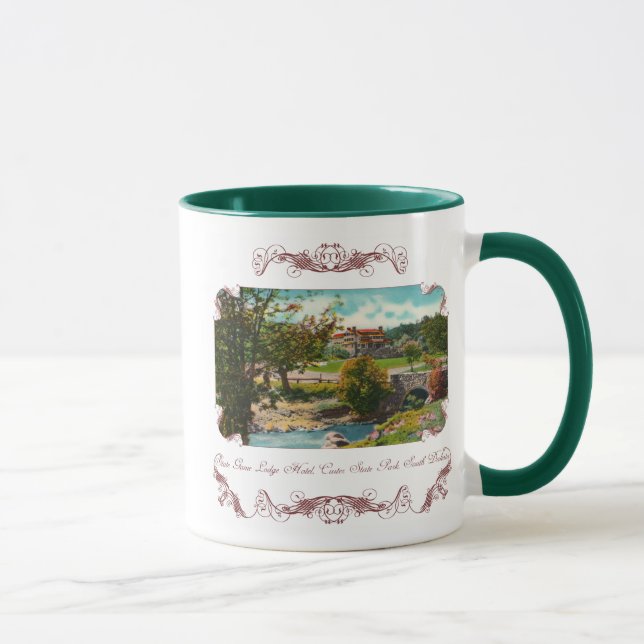 Custer State Park Game Lodge Café Mug (Droite)