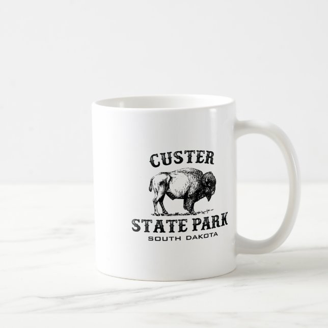 Custer State Park South Dakota American Bison Souv Coffee Mug (Right)