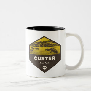 Custer State Park South Dakota Two-Tone Coffee Mug