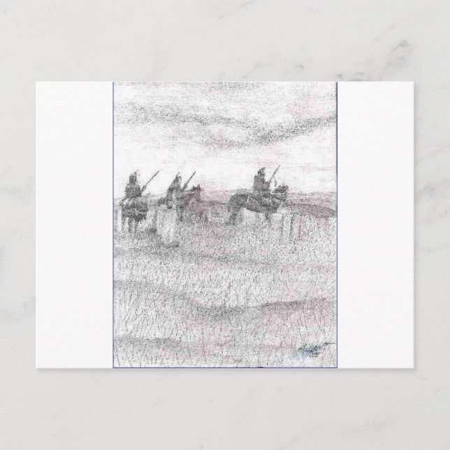 Custers last stand postcard (Front)