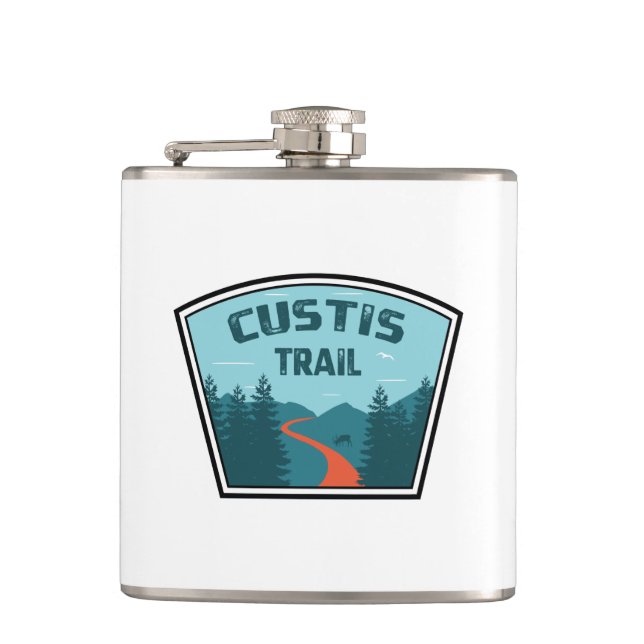 Custis Trail Hip Flask (Front)