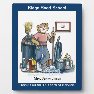 Custodian Award or Recognition Plaque