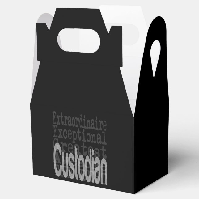 Custodian Extraordinaire Favor Box (Opened)