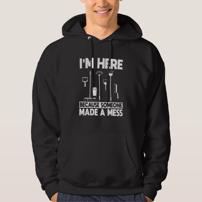 Custodian Janitor Guard Caretaker Guardian Hosekee Hoodie (Front)