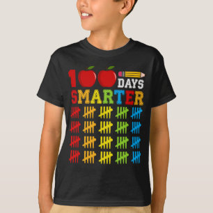 Custom 100 Days Smarter of School Back to School T-Shirt