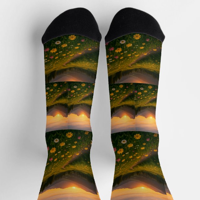 Custom 10 Image Crew Socks (Top)