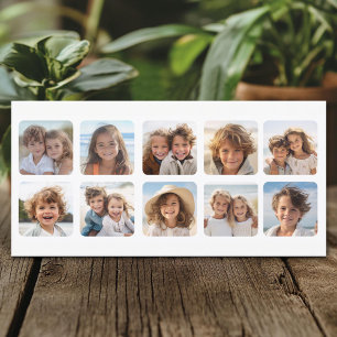 Custom 10 Photo Collage with rounded frames