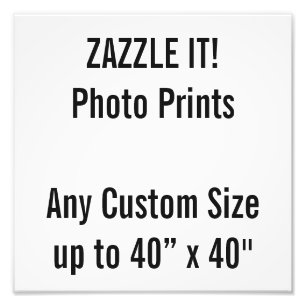 Custom 10" x 10" Photo Print (or any custom size)
