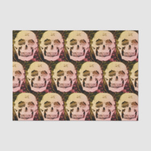 Custom 10lb Tissue Paper, SMILING SKULL Paper
