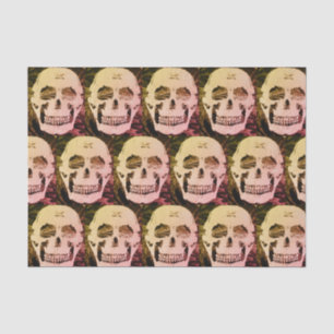 Custom 10lb Tissue Paper, SMILING SKULL Tissue Paper