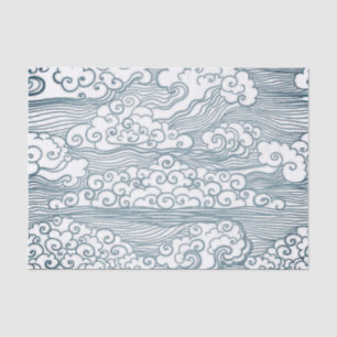 Custom 10lb Tissue Paper, White Japanese CLOUD Tissue Paper