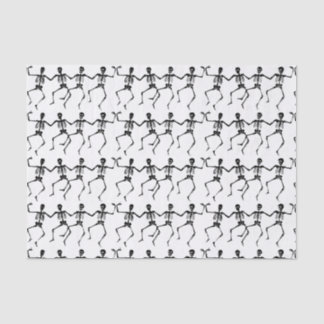 Custom 10lb Tissue Paper, White SKELETON Paper