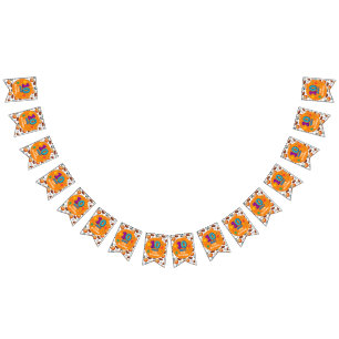 Custom 10th Birthday Sports Theme Bunting Flags