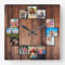 Custom 12 Family Friends Photo Collage Rustic
