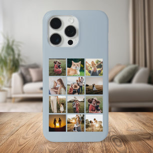 Custom 12 Photo Collage iPhone 15 Pro Max Case