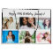 Custom 12 Photo Collage Custom Name Happy Birthday