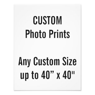Custom 14” x 18" Photo Print (or any custom size