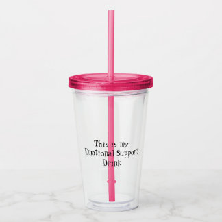 Custom 16oz, Fuchsia Pink Acrylic Tumbler