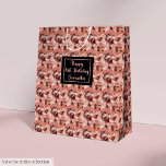 Custom 16th Birthday Gift Bags Rose Gold and Black<br><div class="desc">Introducing the exquisite Rose Gold and Black Gift Bag Lux Birthday Accent Collection, a sophisticated selection of gifts curated to add a touch of elegance and luxury to any birthday celebration. This premium collection features a stunning combination of rose gold and black accents, creating a chic and refined aesthetic that...</div>