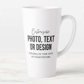 Custom 17 oz Latte Mug | Personalized Coffee Cup
