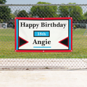 Custom 18 Birthday Banner