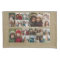 Custom 18 Photo Collage - beige - white text