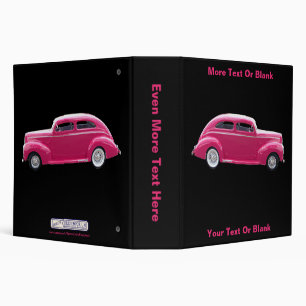 Custom 1940 Famous American Make Sedan Binder